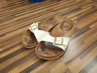 Birkenstock Madrid weiß Gold Gr.37 Damensandale Clog Nordrhein-Westfalen - Hagen Vorschau