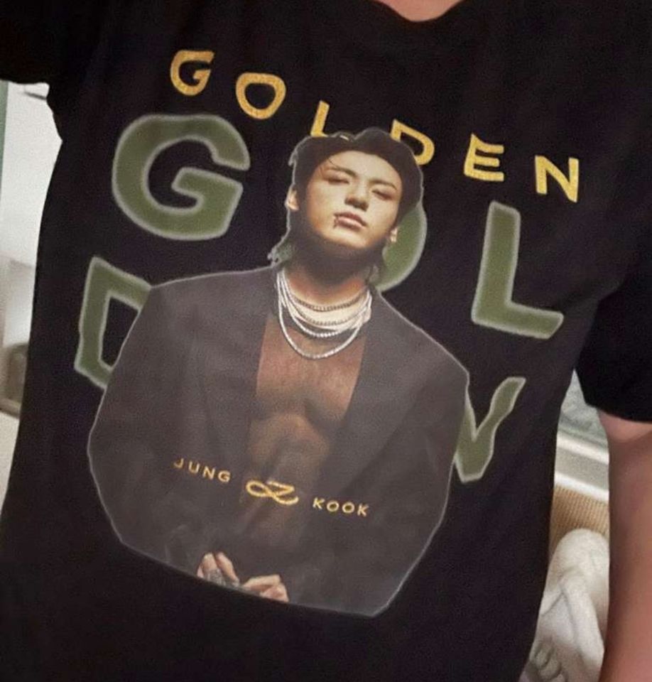 Bts Jungkook golden t-shirt - neu - not official s/m in Puchheim