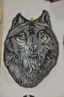 Wolf Patch 25 x 18cm Sammlung Biker Antik Motorrad Kutte Berlin - Spandau Vorschau