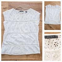 ❤️ Esprit * Damen * Bluse * Top * XS * 34/36  * Lochstickerei * Niedersachsen - Achim Vorschau