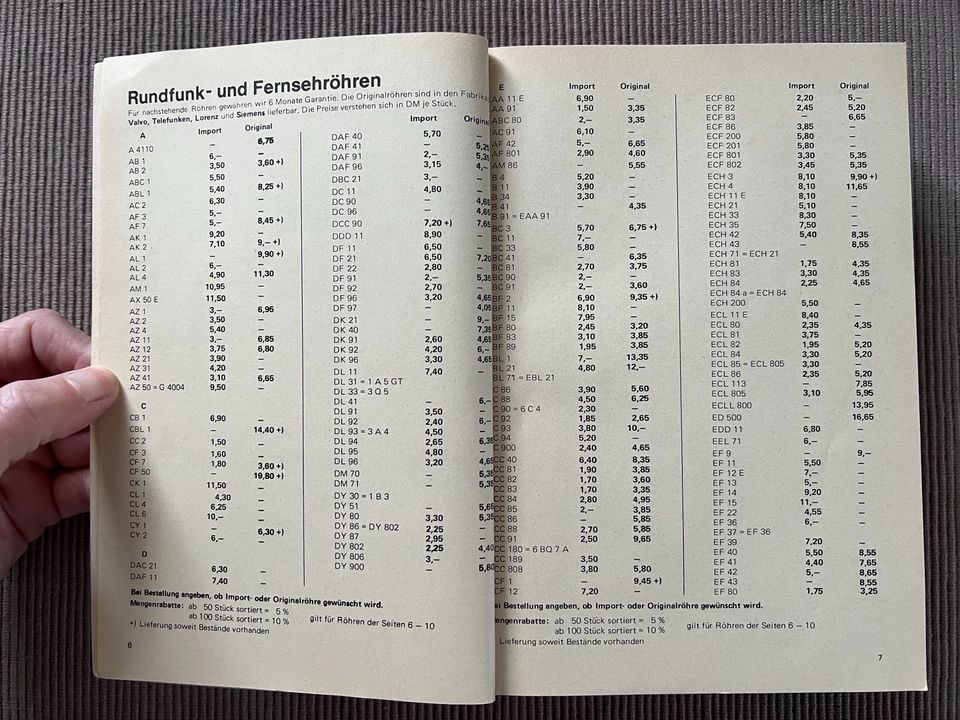 Buch MÜTRON Elektronik-Bauelemente Katalog '73 H in Bremen