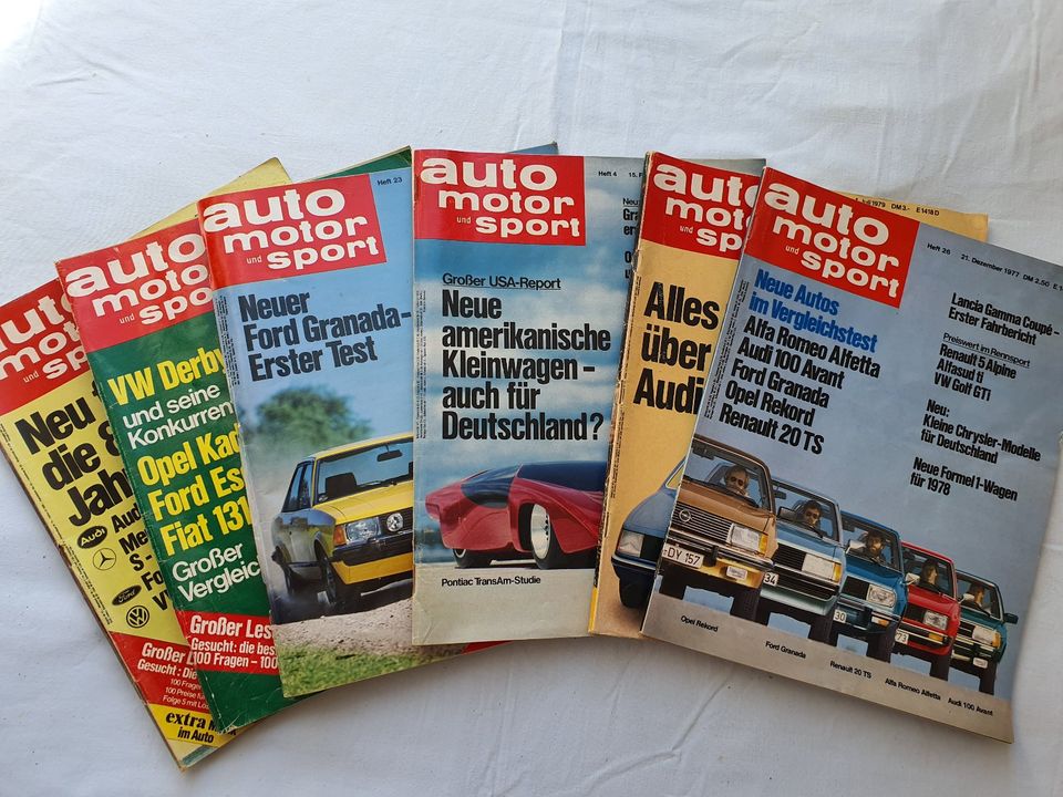 60's Auto Motor und Sport - Antiquariat Hefte 1958 - 1976 in Esslingen