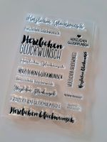 Clearstamp Stempel Herzlichen Glückwunsch zur Abholung Freiburg im Breisgau - March Vorschau