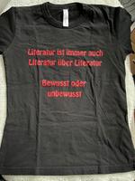 T-shirt Literatur Spruch schwarz Gr L Mülheim - Köln Holweide Vorschau