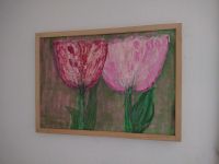 Original Acrylbild Blumen plastische Gestaltung Niedersachsen - Springe Vorschau