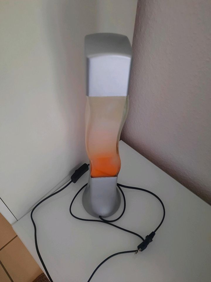 Lavalampe Orange Tischleuchte Stehlampe 42 cm in Rheine