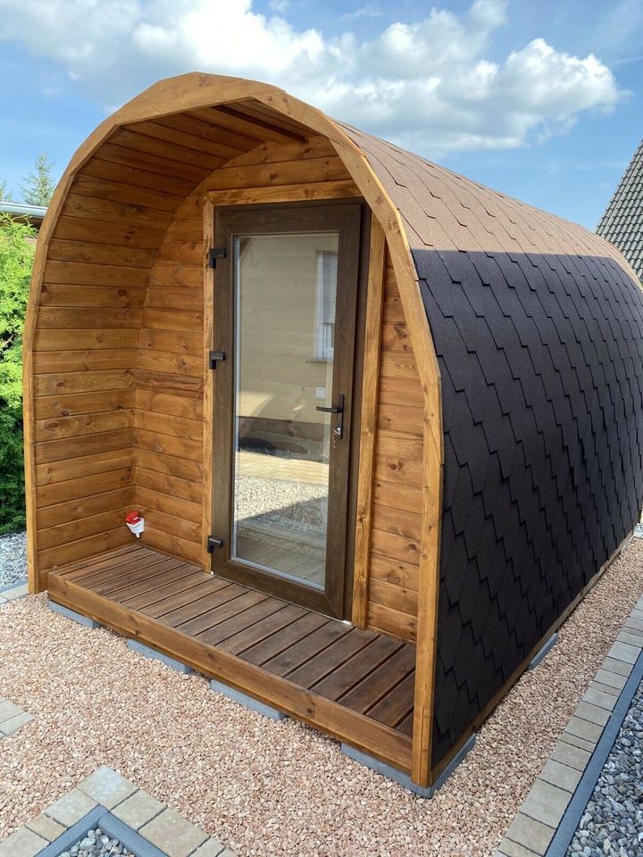 ‼️TOP Angebot! POD Sauna + Vorraum + Terrasse + Elektroofen in Luckenwalde