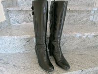 Stiefel Leder Schwarz Gr. 40 Ecco Gummisohle Absatz Reißverschlus Nordrhein-Westfalen - Beverungen Vorschau