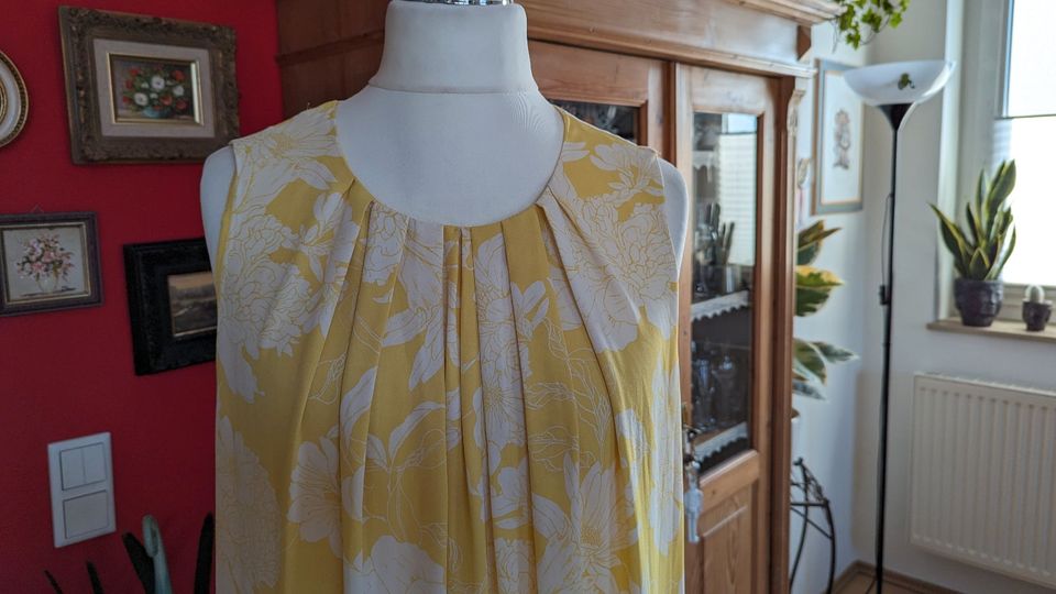 gelb/weißes H&M Damen Kleid Sommerkleid Kleid Strandkleid Gr. L in Nürnberg (Mittelfr)