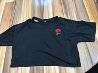 Damen Shirt, schwarz mit Rose, S Rheinland-Pfalz - Bad Kreuznach Vorschau