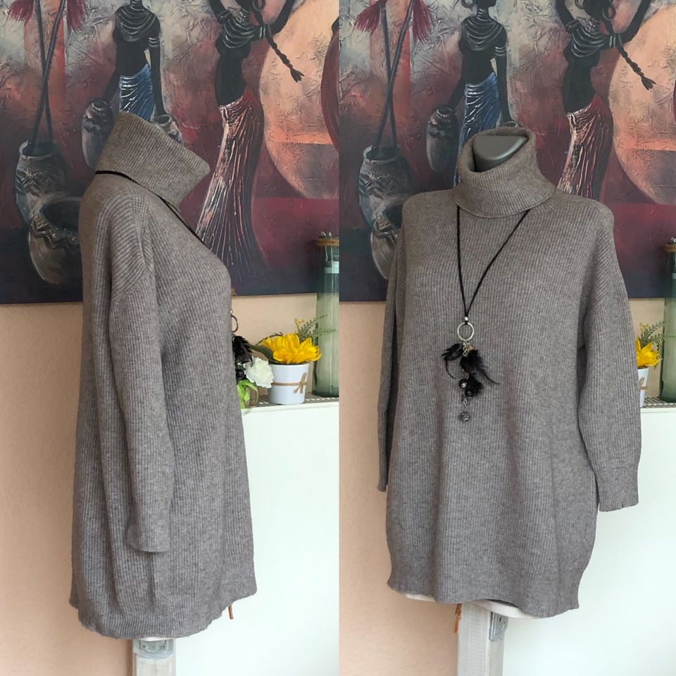 ❤️ Made in Italy Longpulli Rollkragen Pullover taupe in Altona - Hamburg  Bahrenfeld | eBay Kleinanzeigen ist jetzt Kleinanzeigen