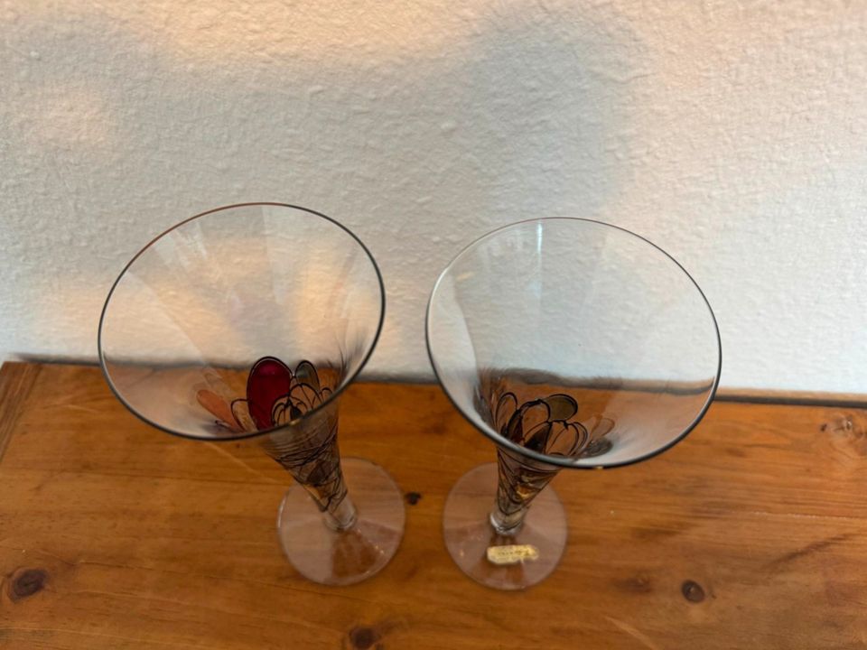 2x Cocktail Gläser (28cm Höhe), trinken, genießen, feiern, Party, in Oberasbach