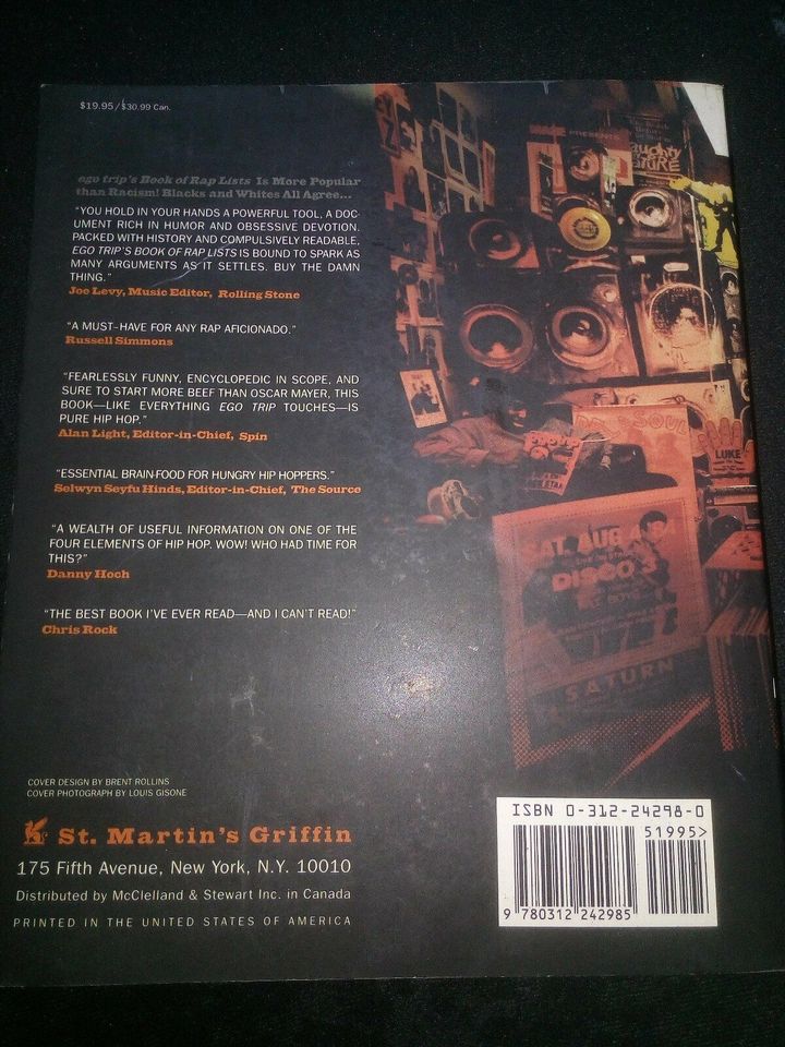 Ego Trip Ego Trip’s Book Of Rap Lists