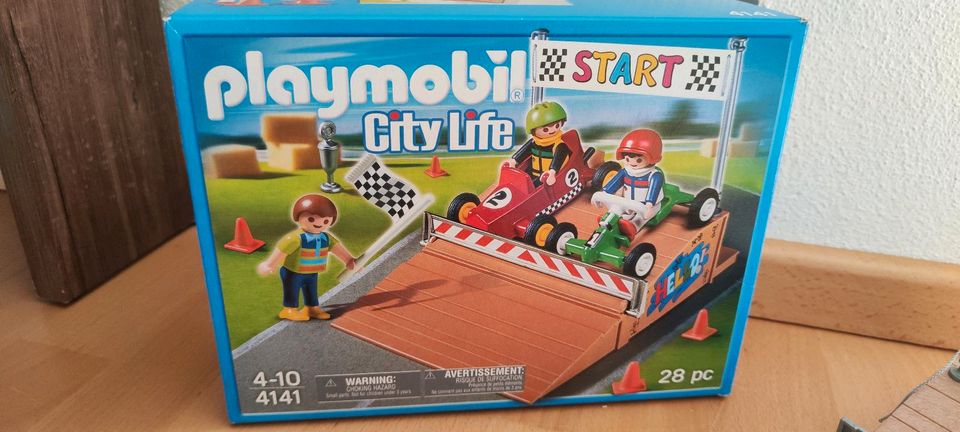 Playmobil City Life 4141 Gokart Rennen Seifenkisten Auto Kinder in München