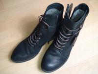 Bugatti Damen Stiefeletten Boots schwarz echt leder Gr. 38 Schwerin - Paulsstadt Vorschau