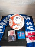 Uns Uwe Uwe Seeler HSV Autogramm  Ball Fussball Schal Schleswig-Holstein - Kiebitzreihe Vorschau