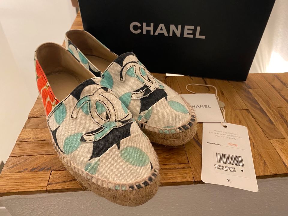 Chanel Schuhe Espadrilles Sandale 38 in Amberg