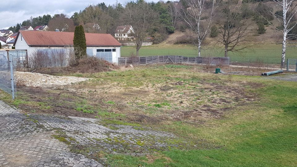 Freifläche, Holzlagerplatz, Garten in Dollnstein