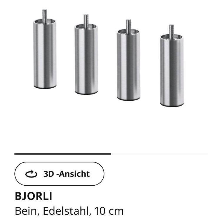 Beine 4 Stück Björli 10 cm Ikea in Feldkirchen-Westerham