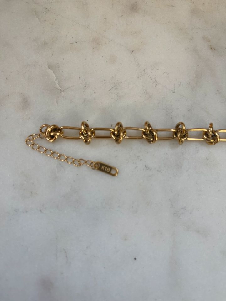 Gliederarmband Armband Edelstahl vergoldet neu gold Instagram in Greven