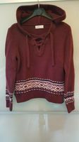 Hollister Damen Pullover Kapuzensweater Strick weinrot S Top ❤️ Brandenburg - Schildow Vorschau