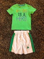 Short und T-Shirt S.Oliver "My dad is a hero" Gr. 104/110 München - Allach-Untermenzing Vorschau