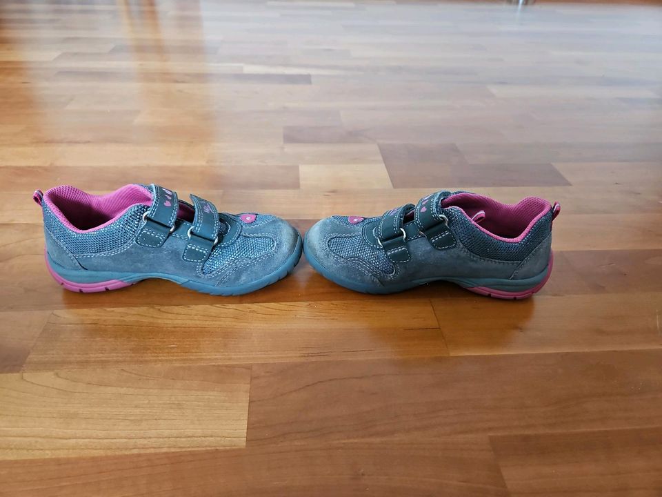 Sneaker mit Klettverschluss grau-pink von Superfitm in München