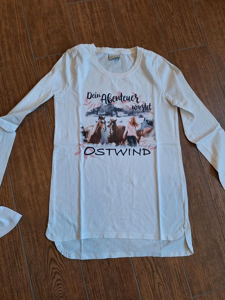 2er Set Shirt OSTWIND Gr 164 Pferde Mädchen in Schlanstedt