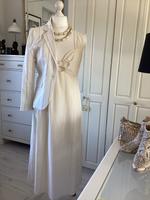 Vero Moda Kleid Leinenmischung Maxikleid Gummizug beige Gr. XL Leipzig - Knautkleeberg-Knauthain Vorschau