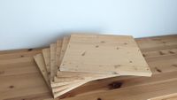 6x Holz Leimholz Leimholzplatten Naturwuchs Kiefer 338x300x18 mm München - Laim Vorschau