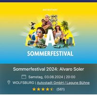 Alvaro Soler - Sommerfestival Autostadt 2024 Wob Niedersachsen - Lehre Vorschau