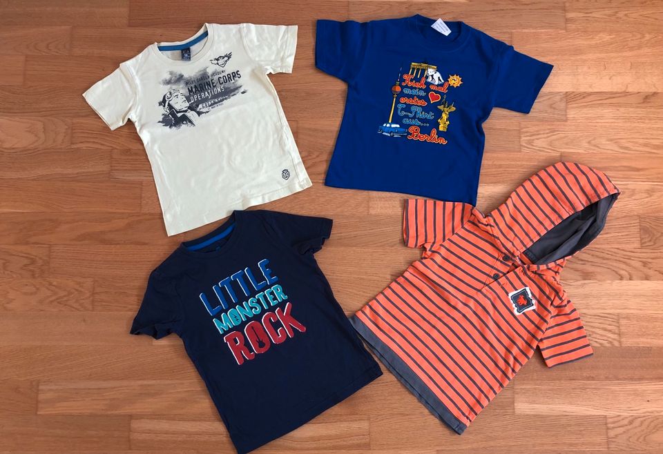 4 x Sommer T-Shirts Zara Giardano Lupilu in Gr. 98 & 98/104 in Taunusstein