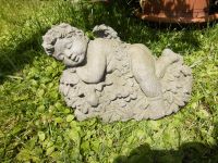 Steinfigur Gartenfigur Engel liegend Engelchen Figur Skulptur Bayern - Mauern Vorschau