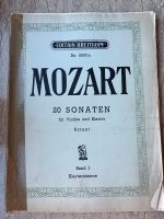 alte Klaviernoten, Mozart, 20 Sonaten für Violine und Klavier Bayern - Anzing Vorschau