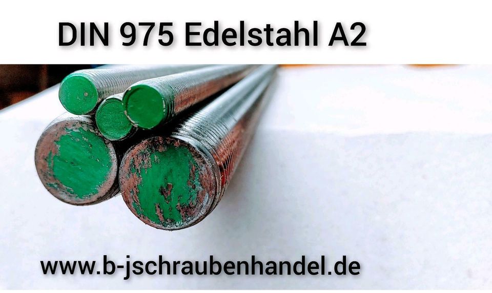 Gewindestangen DIN 975 verzinkt,blank,A2,A4,A5,Polyamid,Linksgew. in Bielefeld
