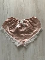 Satin Pyjama Hose Shorts Rosa Weiß mit Spitze Gr. M Rheinland-Pfalz - Kaiserslautern Vorschau