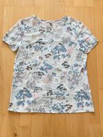 ESPRIT Damen T-Shirt Bluse Blusenshirt geblümt Blumen weiß 36 S Bayern - Germering Vorschau