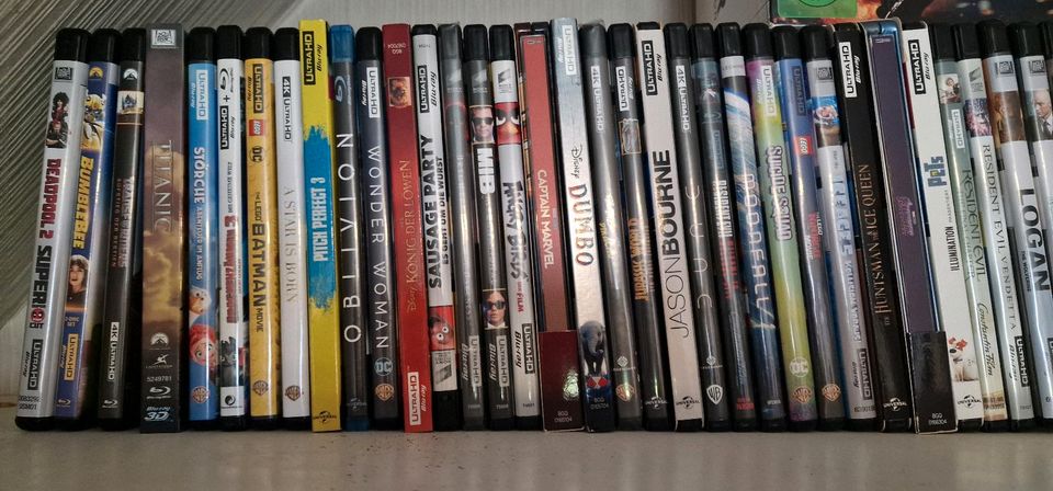 4K UHD Blu Ray Filme Sammlung in Nortmoor