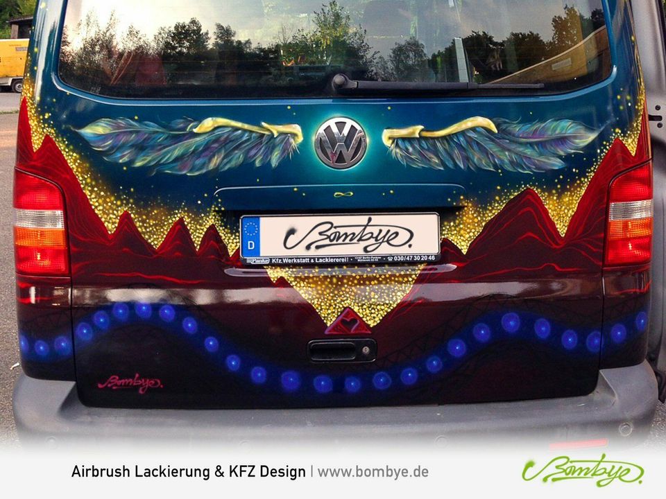 Airbrush & KFZ Lackierung Lackierer Caravan Womo VW Bus Graffiti in Nümbrecht