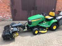 John Deere X300R Tielbürger Kehrbürste Schneeschieber Salzstreuer Niedersachsen - Meine Vorschau