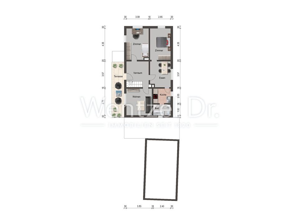 Provisionsfrei - 723m² Baugrundstück mit Abrissobjekt – Gestalten Sie Ihr Traumhaus in bester Lage! in Biblis