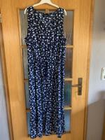 Damen-Kleid, Gr. 46, lange Form,ohne Arm, dunkelblau-weiß Dithmarschen - Heide Vorschau