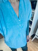 H&M Kleid  Bluse Blusenkleid Gr M 38 blau gestreift Hemd Schleswig-Holstein - Schwentinental Vorschau