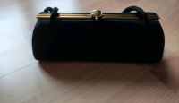 Handtasche retro schwarz gold-farbiger Verschluss Velours Bayern - Lindau Vorschau