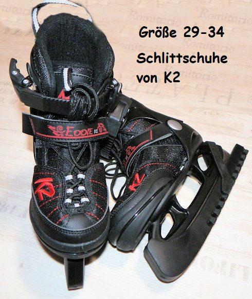 K2 Schlittschuhe Größe 29 - 34 in Rostock