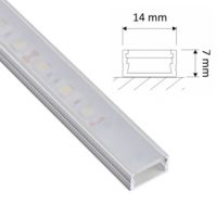 3x 2 Meter ALU Profil Schiene für LED 14x7mm mit Klarer Abdeckung Nordrhein-Westfalen - Herford Vorschau