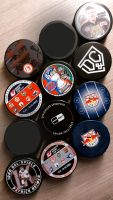 Verschiedene Eishockey Pucks, Penny DEL Nürnberg (Mittelfr) - Nordstadt Vorschau