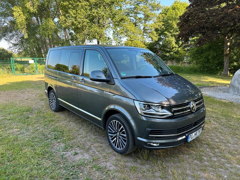 VW T6 MULTIVAN TDI DSG NAVI STDHZG LFTFG LED ACC MWST AUSWSB UVM in Prisdorf