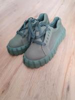 Plateau Schuhe schwarz und oliv Gr. 39 Bayern - Kaufering Vorschau