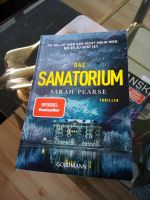 Neu Das Sanatorium Thriller S. Pears, Spiegel Bestseller 500 S. Nordrhein-Westfalen - Solingen Vorschau